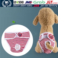 Popok Celana Popok Anjing Betina Manner Belt Washable Dog Loop Pants Dog Diapers Pants