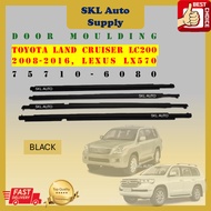 GLASS DOOR MOULDING SEAL RUBBER OUTER PINTU WINDOW TOYOTA LAND CRUISER LC200 2008-2016 / LEXUS LX570
