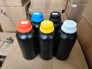 HCM- Hàng có sẵn - Mực in UV EPSON -UV ink tương thích trên mọi chất liệu chai 1L cho Epson DX5 DX7