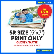 Photo Print 5R - Cuci Gambar 5R - Print Only - Digital Photo Print