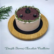 [Et Bonheur] Double Berries Chocolate Feuilletine Cake