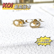 Dior Earrings Earrings Small Diamond Earrings Full Diamond Letter Earrings Universe Highest Version