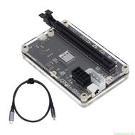 amonoqa HA 36 GPU Dock USB4 Expansion Adapter With Hot Swappable GPU Support And Included Data Cable