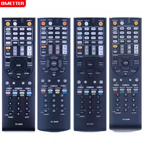 RC-837M RC-834M 836M RC-866M 884M RC-865M Remote Control for Onkyo AV Receiver TX-NR414 HT-S6500 R49