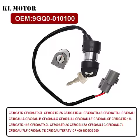 Original 9GQ0-010100 Switch Lock Assy Ignition Key Fit For CF 400ATR 400AU-B L 500AU-7S 7L 500ATR 45