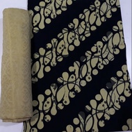 KAIN BATIK SET - Batik Cotton + Plain Dobby