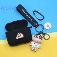 Sony WF-1000XM3 / WF-XB700 / WF-SP800N / WF-H800 Case Bluetooth Headset Protective WF 1000XM3 Cover Cute Cartoon Crayon Shin-chan Pendant Silicone Soft Shell