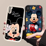 DK-72 Mickey Mouse Silicone Casing black and white for Redmi Note 6A 7 9T 9A Pro