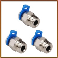 [chasoedivine.] 3 Sets Pneumatic Connector JP4-01 Straight Air Fast Fittings 3D Printer Parts for V6