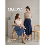 （MELISSA-MLS40414）SMLXLXXL Women's clothing long skirt temperament high waist summer new style jean 