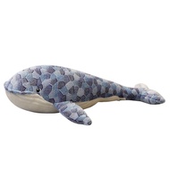 Aoke Soft Whale Plush Hugging Pillow Blue Stuffed Animals Toy Plushie Animal Doll Kids Gifts