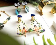 Mushroom N2 Les Nereides 泰山耳環夾 Jungle Book Earrings Osewaya Farbe Luccica Kaza Zoule Gargle Ayatorie Legit Olga Osoin