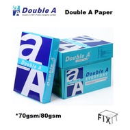 Double A Paper 70gsm/80gsm - A4 size