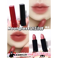 Hourglass Matte Matte Lipstick#356 Satin Moisturizing Lipstick#Red 0 Positive Red Sample 1g