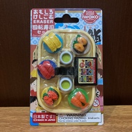 Iwako Puzzle Eraser Japanese omokeshi set Penghapus Setip Japanese Children's Toys Sushi Dango Mochi