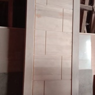 1 Paket Kusen + Pintu Double + 2 Kusen + Pintu Kamar, Kayu Meranti.