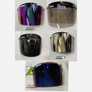 BOGO VISOR HELMET 3 BUTTON VISOR TINTED FOR MHR MS88 NS88 SGV ( BOGO ) ( BIKKO ) 💯% ORIGINAL  ‼️