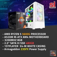 GAMING PC Ryzen 5 5600G Entry Level Desktop Gaming PC Package