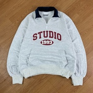1993 Studio light gray Halfzip