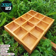 Multi-Purpose Storage Box Wooden Storage Box Block 8 cm Wooden Box