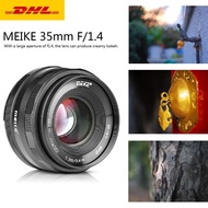 Meike 35Mm F1.4 Manual Focus Lens For Sony E-Mount A7R/A7s A7/Fuji X-T2 X-T3/Canon Eos-M M6/M4 Aps-C Lens