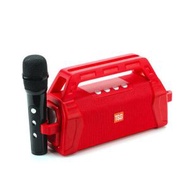 全城熱賣 - 無線麥克風藍牙低音炮(紅色)