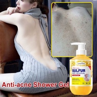 remove acne shower gel anti mite shower gel 500ml Mite removal amino acid acne and itching relieving