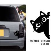 STIKER KUCING CAT STICKER KUCING COMEL STIKER KERETA