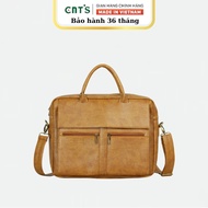 Premium CNT HQ19 men's office leatherbag
