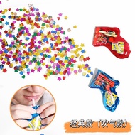 Mammiri Popper Party Gun Inflatable Confetti Spray Gun Firecrackers Party Colorful Paper Spray Flyin