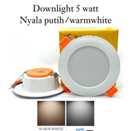 5 watt warm white led downlight