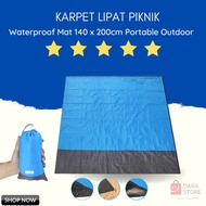 Portable Carpet, Mat, Mat, Folding & Waterproof Folding Carpet Camping Picnic Waterproof Mat 140x200