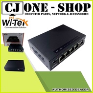 ▬ ♕ ۩ Witek WI-SG105 5-Port Gigabit Desktop Switch ( Metal case )