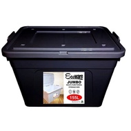 ECOWARE STORAGE BOX 155L BLACK