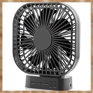 X8(EJVF) Mini Desktop Fan USB Rechargeable Fan with Timer Strong Wind 3 Speed 7 Fan Leaf Portable Qu
