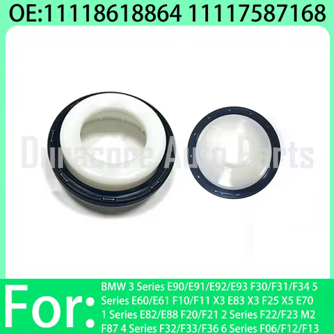 Crankshaft Oil Seal Front Rear Engine Set 11118618864 11117587168 For BMW 1 2 3 4 5 6 7 Series X1 X3