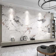 marble wallpaper wallpaper marble dinding Kertas dinding 3D tiga dimensi Pandora tiruan marmar dindi