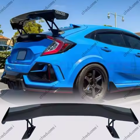 For Honda Civic FK4 FK7 FK8 TypR 5 Door Hatchback 2016-2021 High Quality Real Carbon Fiber Car Rear 
