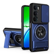 Magnetic Phone Case for VIVO Y21d Y31 5G Y19S Pro Y29 Slide Camera Protection Kickstand Ring Shockpr