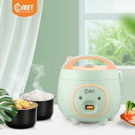 Nồi cơm điện mini nắp gài dung tích 08 lít nồi cơm 1-3 người ăn nồi nấu cho bé ăn dặm - Comet CM8006