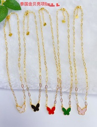 14k Bangkok gold necklace