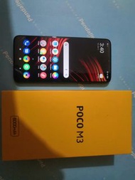 Xiaomi 小米 Poco M3 4+128G 6.53' IPS Screen 屏，6000 mAh 大電池 Hung Battery 新 New。