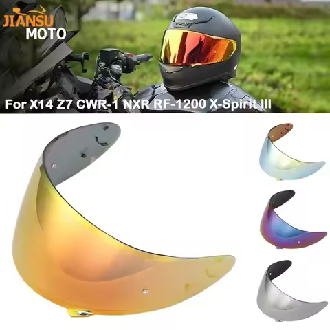 Helmet Visor for SHOEI X-14 X14 Z-7 Z7 CWR-1 CWR1 NXR RF-1200 RF1200 X-Spirit III XSpirit 3 X-Fourte