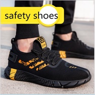 【12.12Limited time offer】Safety shoes low-top safety outdoor sports hiking shoes breathable sneakers 36-48
