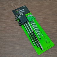 TEKIRO L-Shaped Wrench Set 8 Pcs 2 - 10 mm Long L-Shaped Wrench/ Set 8 Pcs 2 - 10 mm Original Worksh