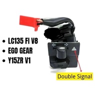 YAMAHA LC135 V8 Fi / EGO GEAR PNP HI LOW ON OFF HANDLE DOUBLE SIGNAL SWITCH & RELAY & HORN SUIS Y15 