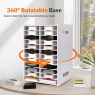 Handmade Diamond Accessories Storage Box Ink Pad Storage Rack 48 Slot Ink Pad Rotating Storage Rack 