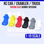 RC Car Seat Racing Coloured 1/10 Scale 1:10 Crawler Trucks Drift Motor Boat Size Drift Convert Dmax
