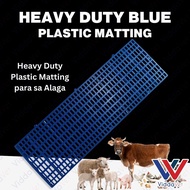 Safe Blue Plastic Mattings para sa Baboy at Aso viddavet mattings 1x3 size good for big animals