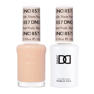 DND Sheer Gel Polish Set - 1 each of Sheer Gel Polish and Sheer Nail Polish, 0.5 Fl Oz